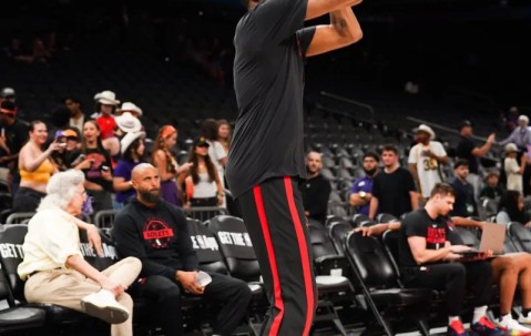 足彩预测-战旧主！火箭社媒分享杜兰特赛前全情投入训练的瞬间